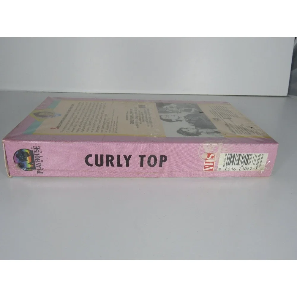 Curly Top VHS 1988 Classic Shirley Temple Musical Comedy Playhouse Video - New